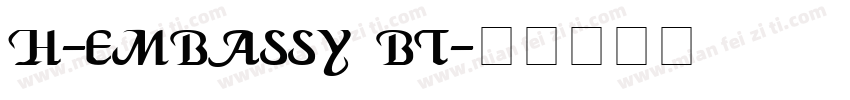 H-Embassy BT字体转换